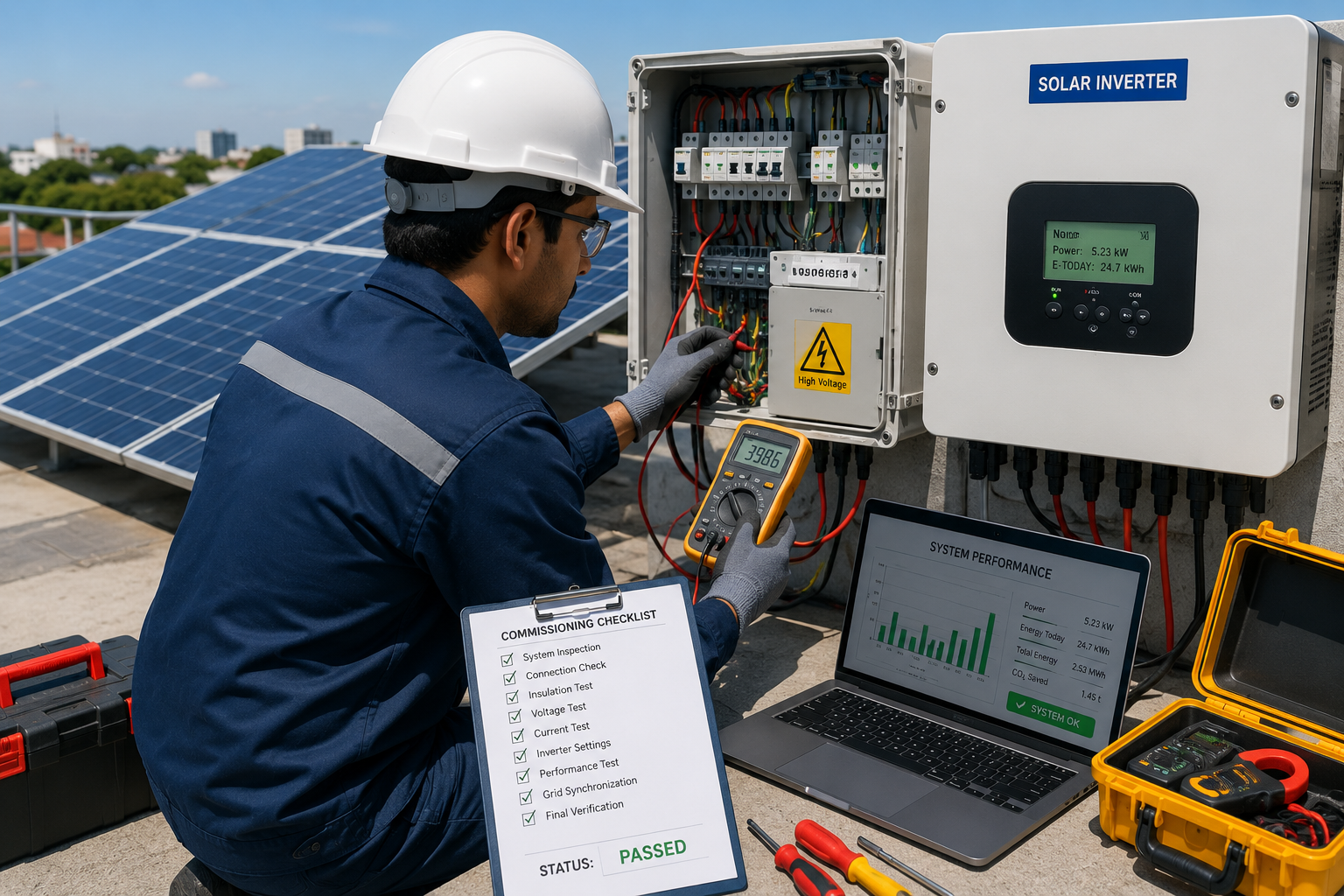 Testing, Commissioning & Support